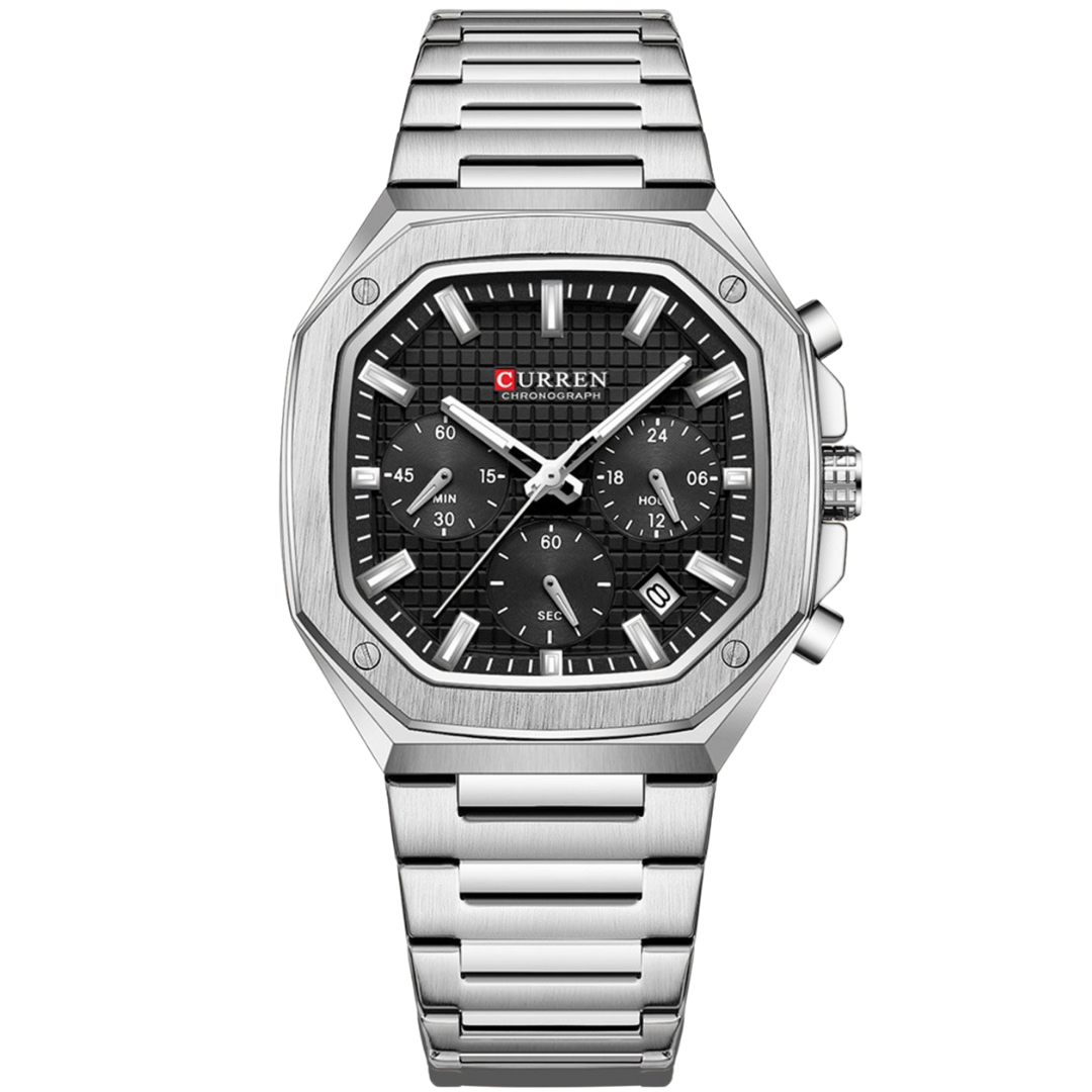 Curren Stainless Steel Band Watch - Silver