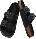 Leather Sandals Black